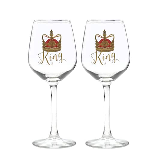 12oz. King &#x26; King Wine Glass Set